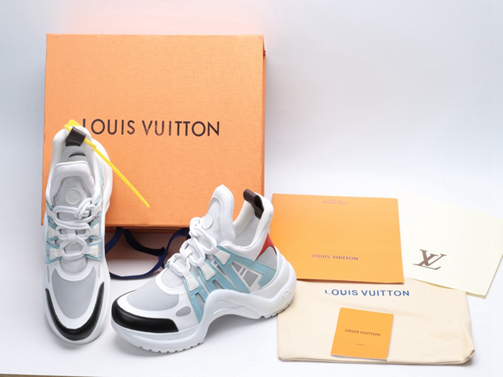 L*V Archlight Sneaker White Blue