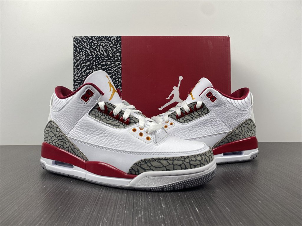 Air Jordan 3 Cardinal Red CT8532-126