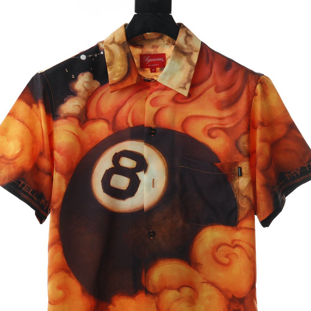 Svp*me 19fw Martin Wong8-ball RayonShirt