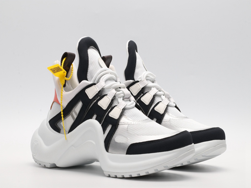 L*V Archlight Sneaker White Black