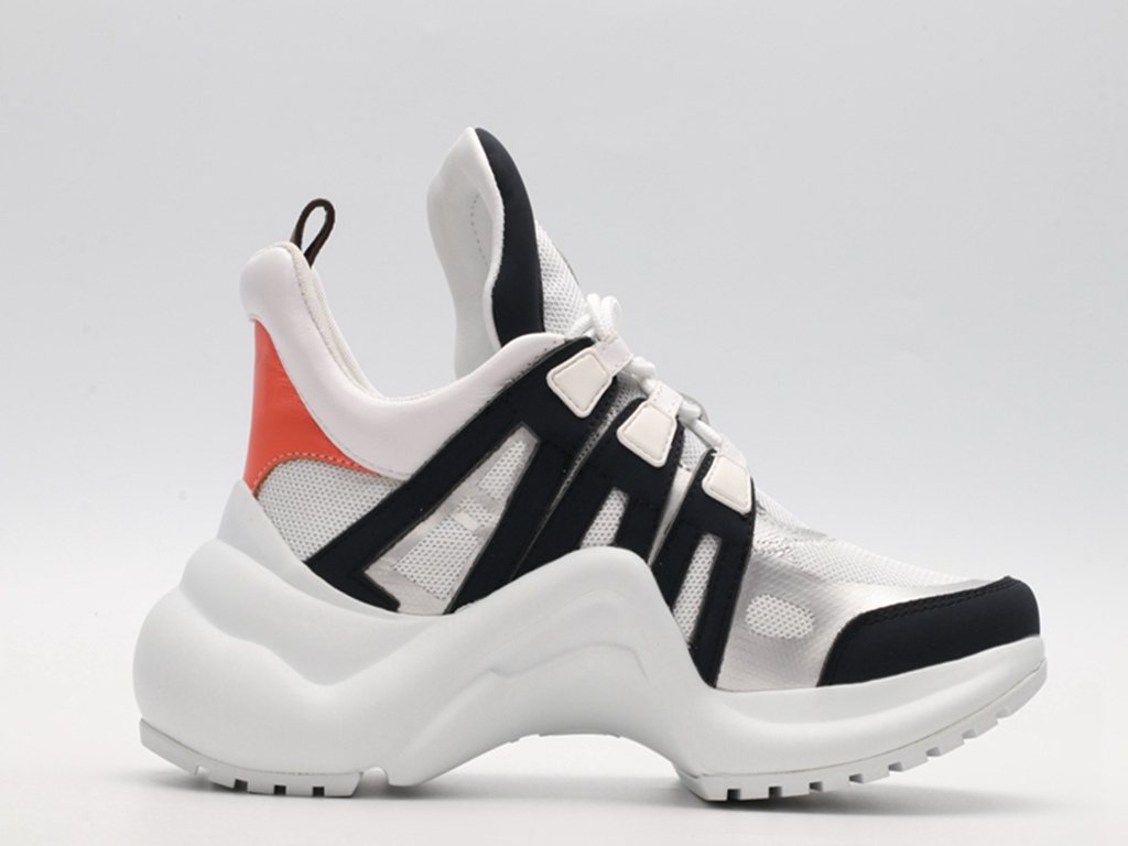 L*V Archlight Sneaker White Black