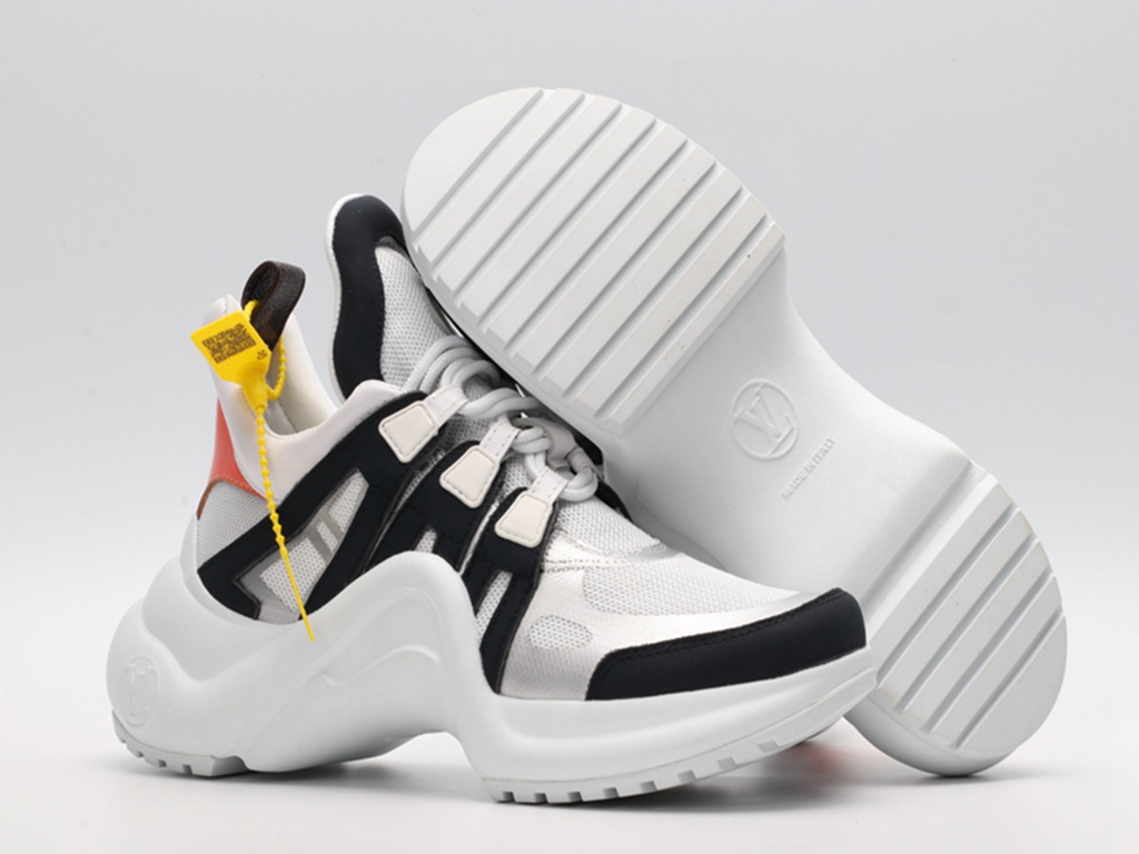 L*V Archlight Sneaker White Black