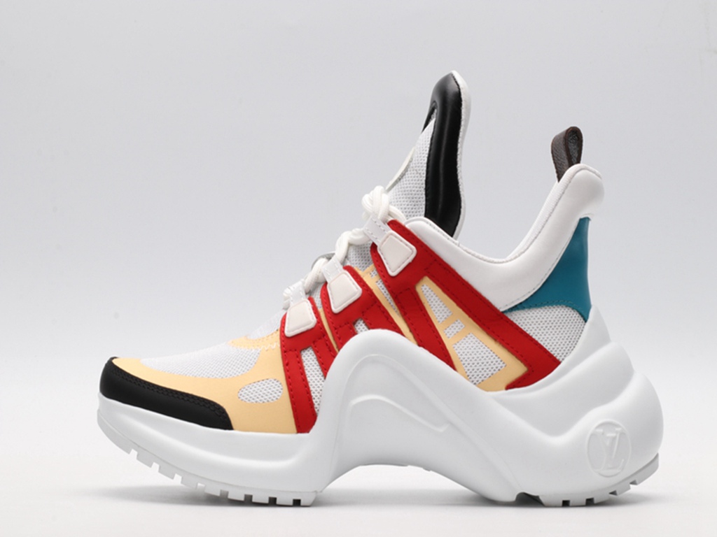 L*V Archlight Sneaker Red Yellow