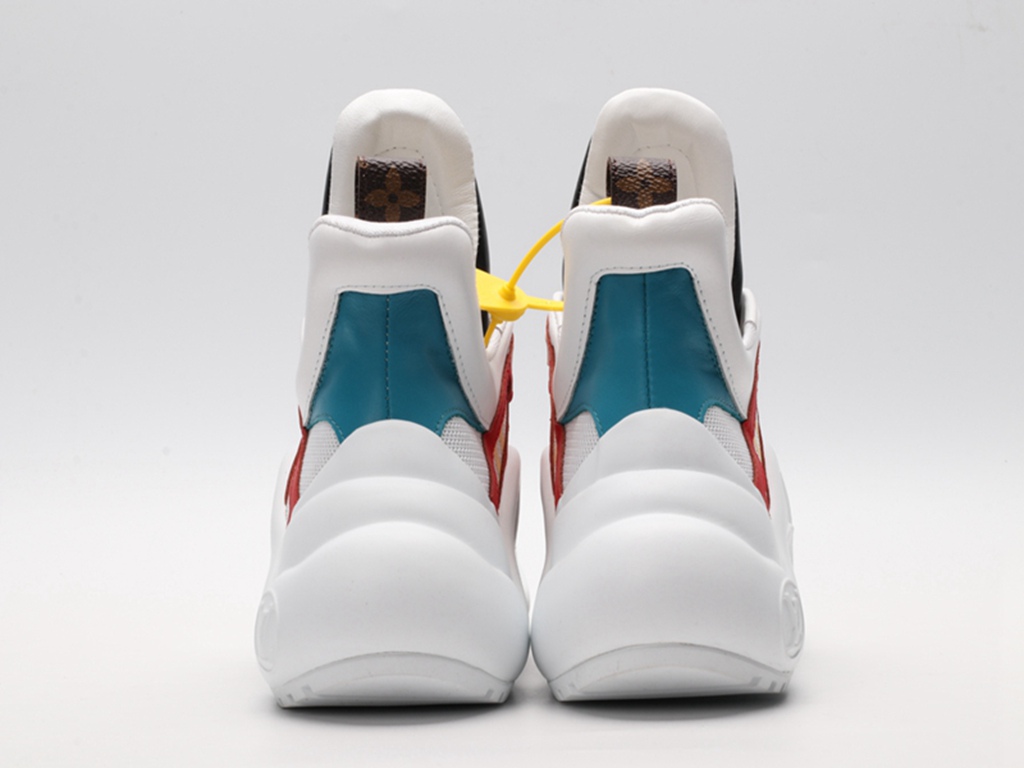 L*V Archlight Sneaker Red Yellow