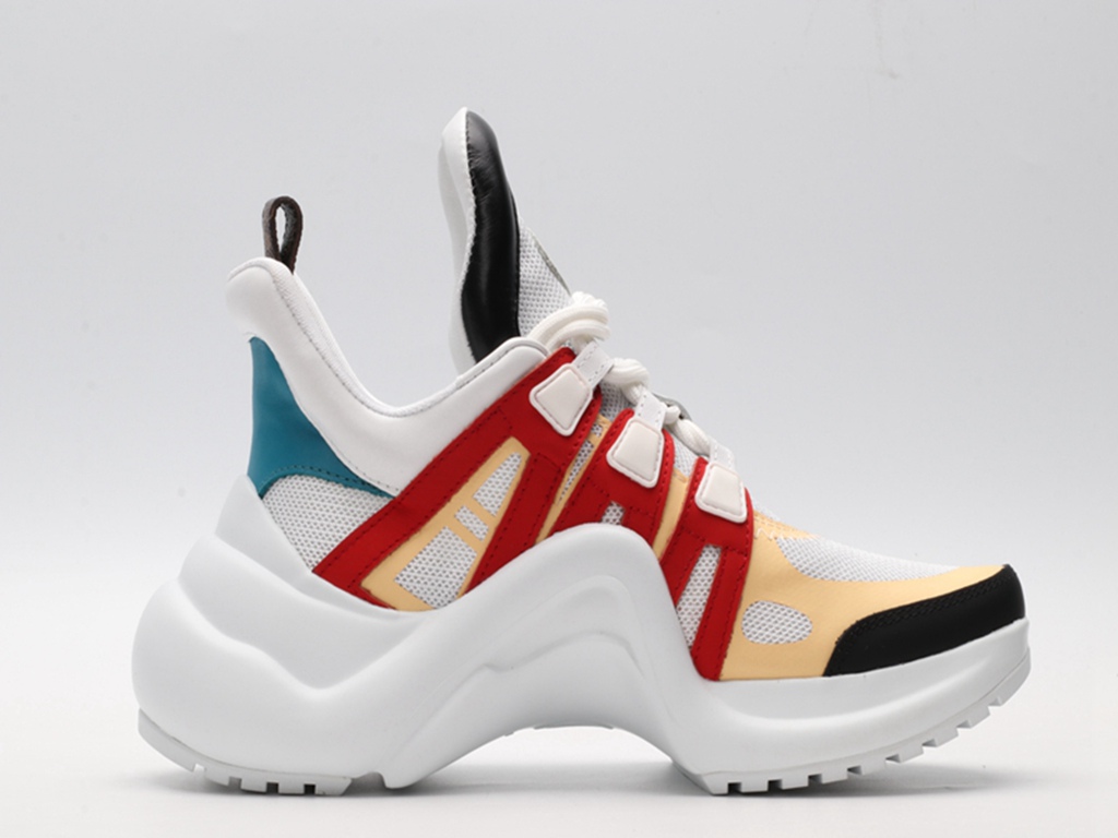 L*V Archlight Sneaker Red Yellow