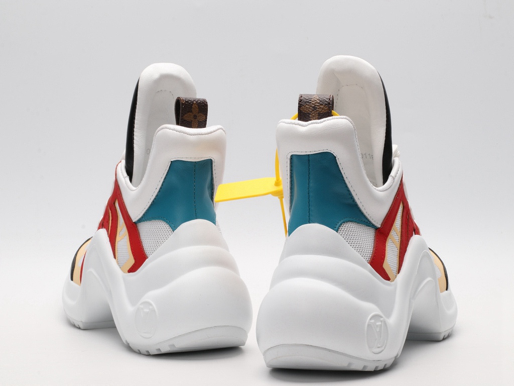 L*V Archlight Sneaker Red Yellow