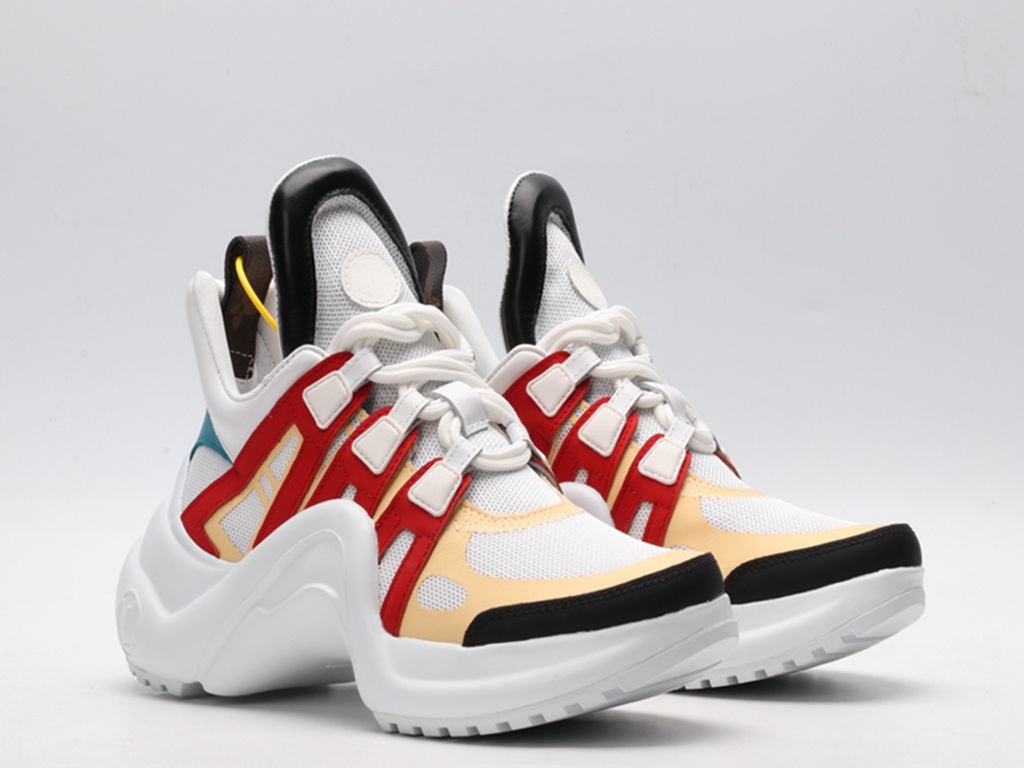 L*V Archlight Sneaker Red Yellow