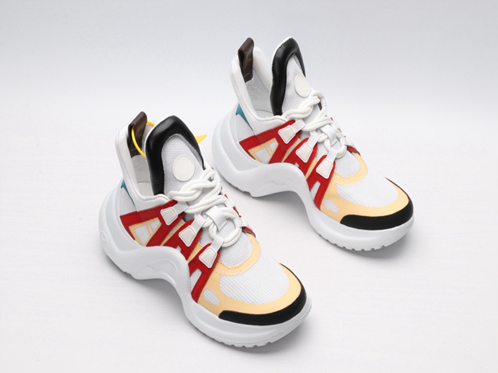 L*V Archlight Sneaker Red Yellow
