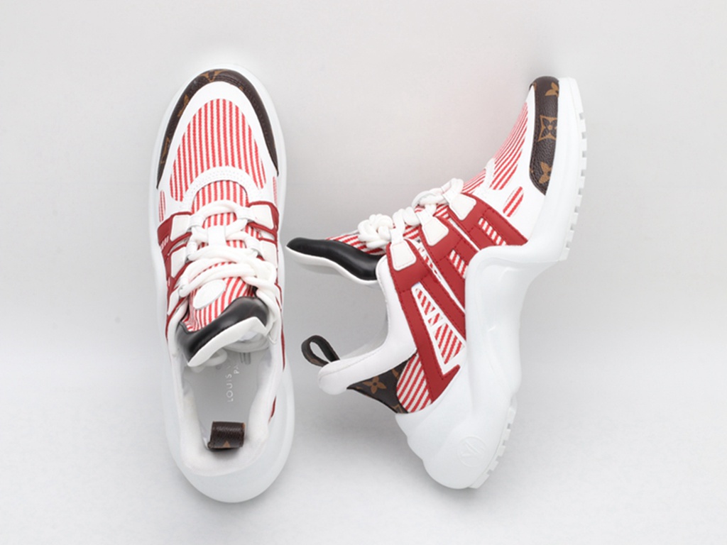 L*V Archlight Sneaker Red White