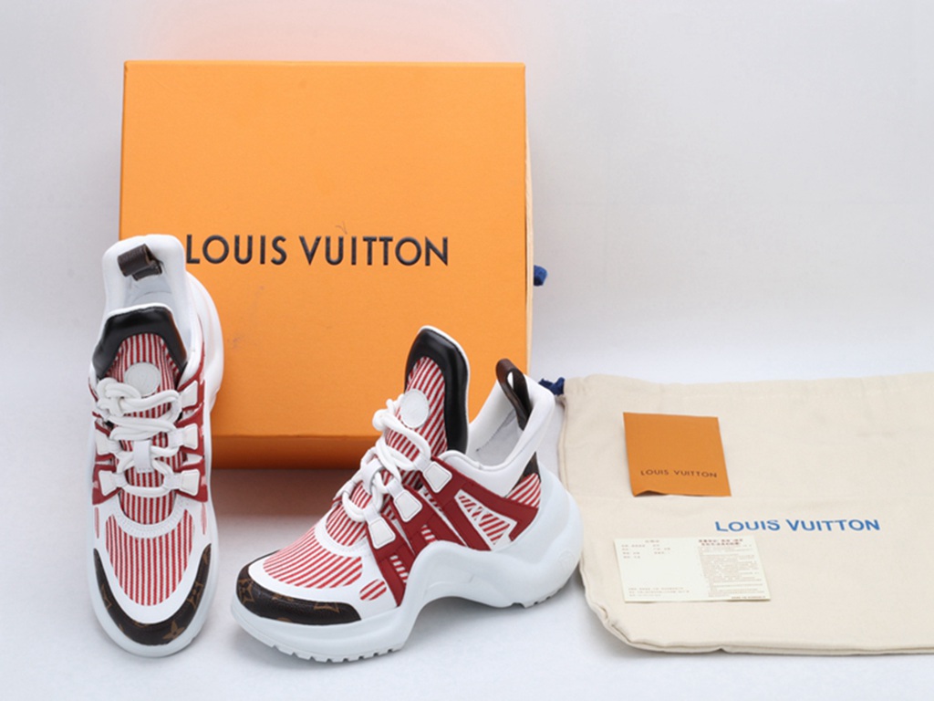 L*V Archlight Sneaker Red White