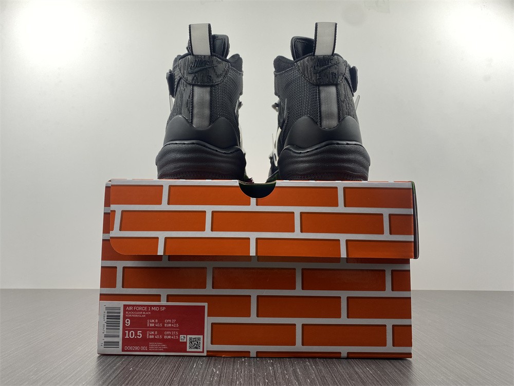 OFF-WHITE x Nike Air Force 1 Mid Black DO6290-001