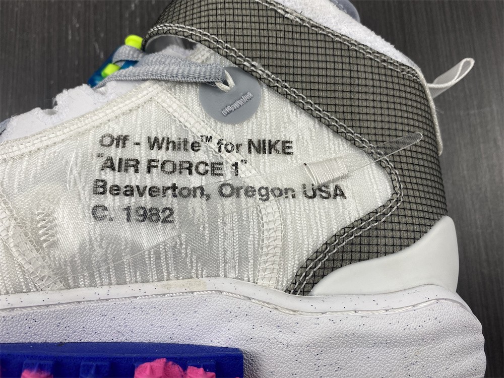 OFF-WHITE x Nike Air Force 1 Mid White DO6290-001