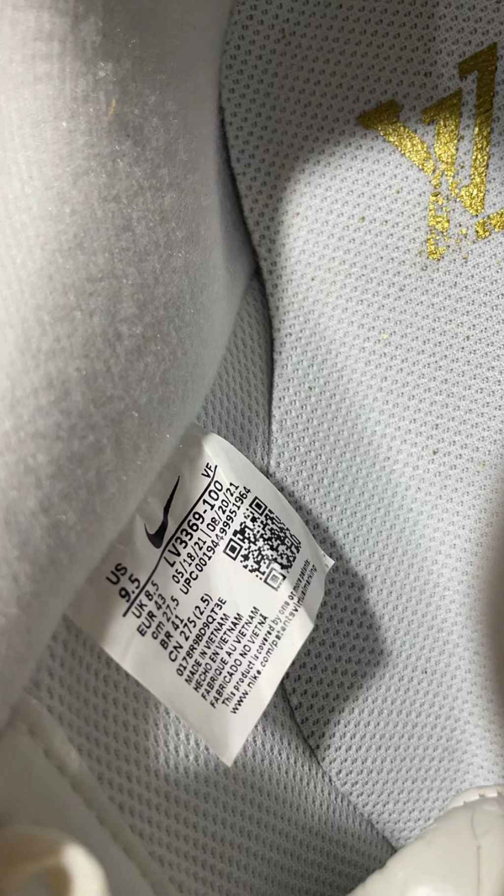 2021 Nike Air Force 1 L*V3369-100