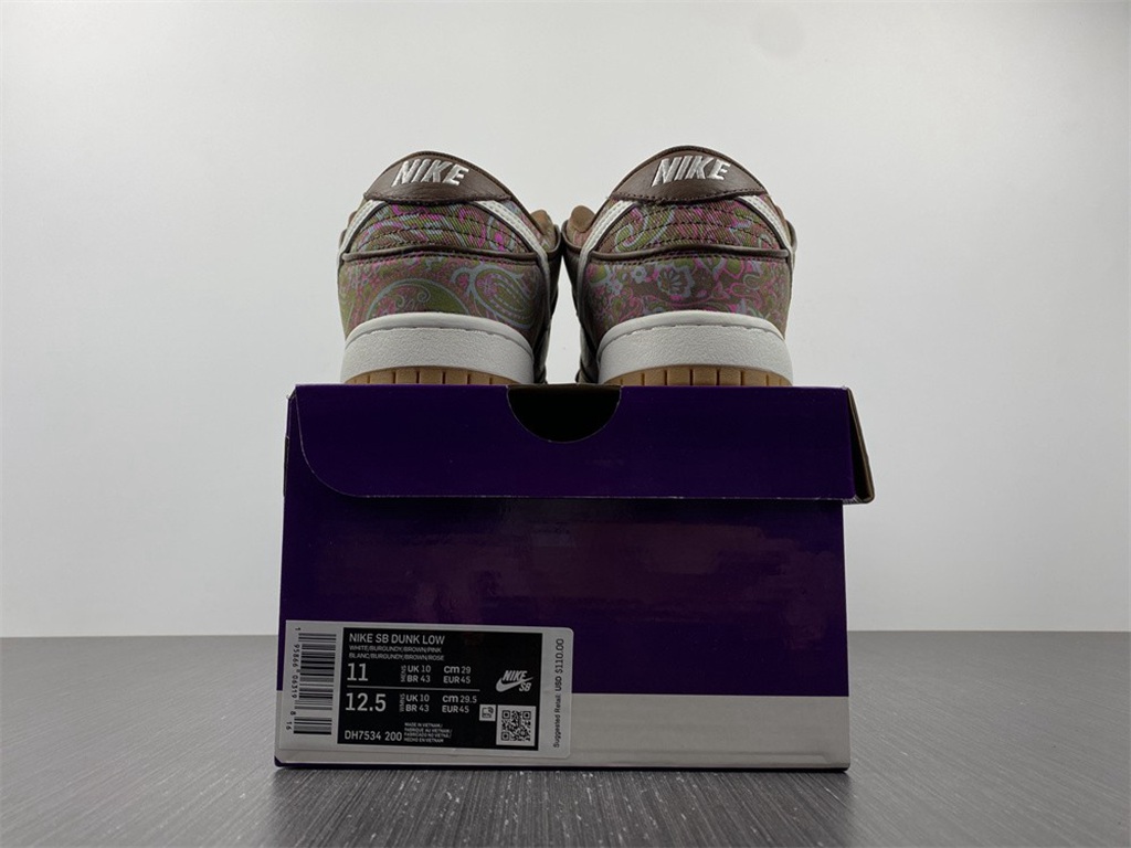 NIke SB Dunk Low Paisley DH7534-200