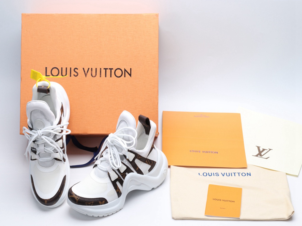 L*V Archlight Sneaker White With L*V
