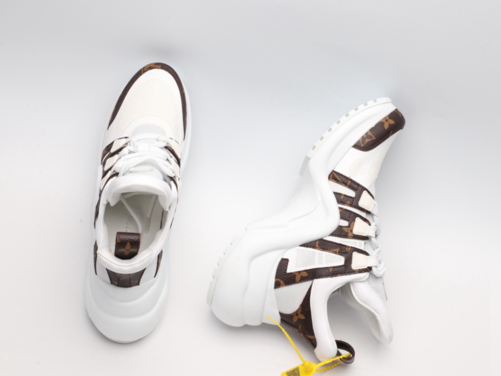 L*V Archlight Sneaker White With L*V