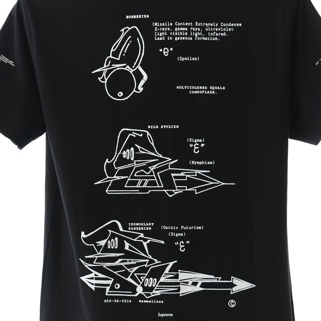 Svp*me 20SS Rammellzee Tag Tee