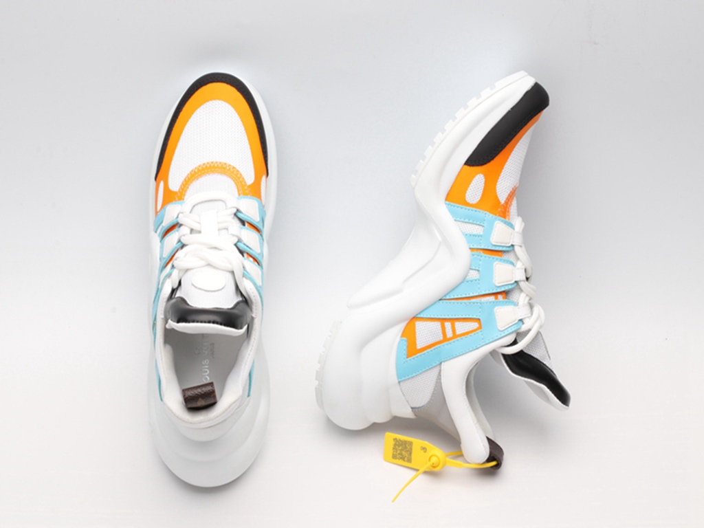 L*V Archlight Sneaker Yellow Blue