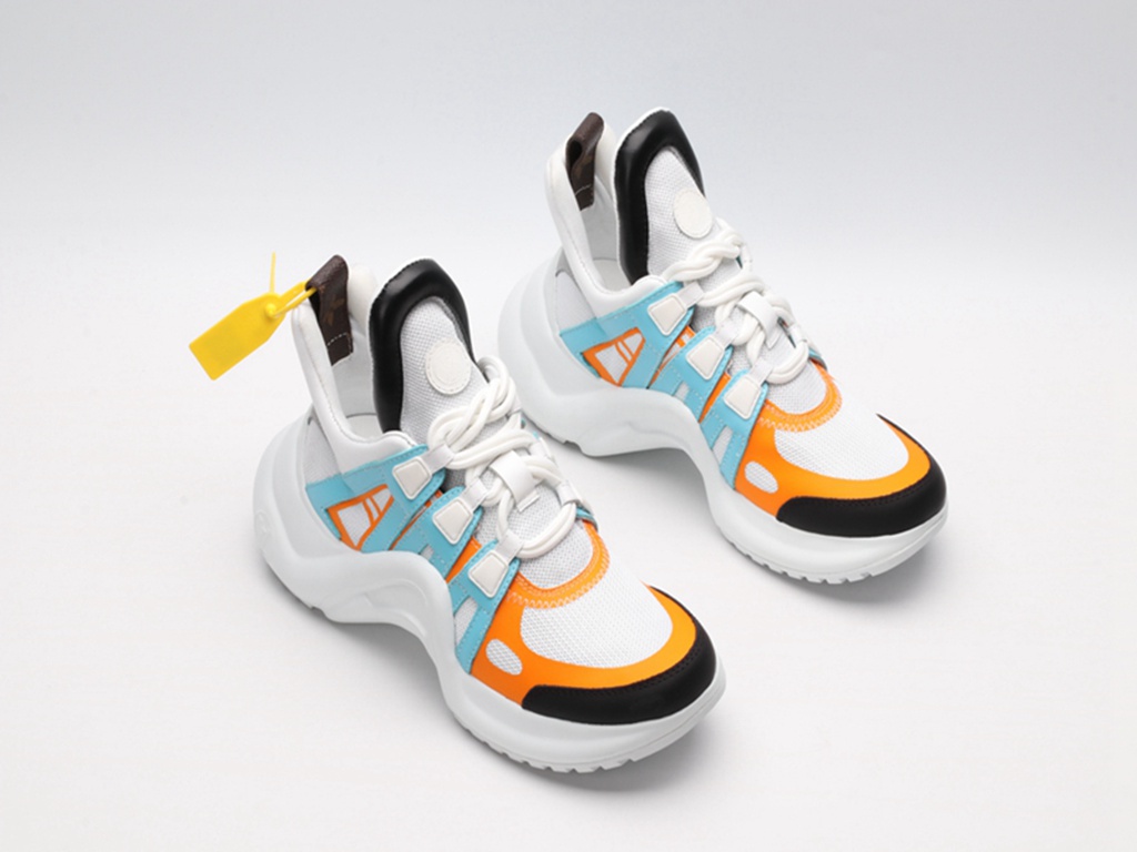 L*V Archlight Sneaker Yellow Blue