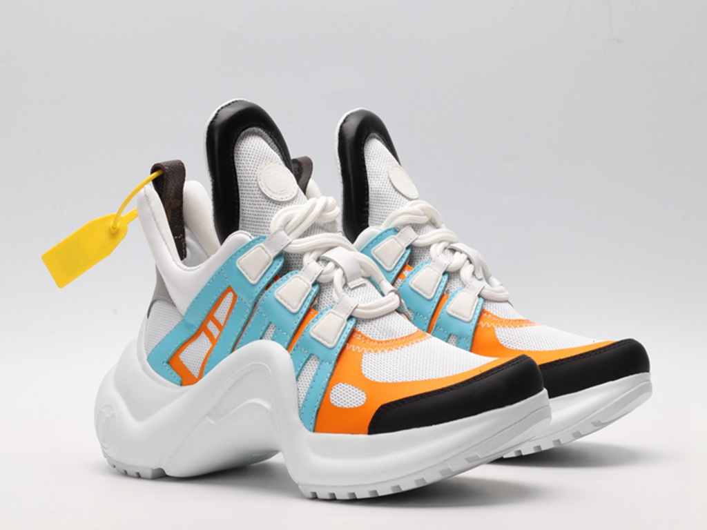 L*V Archlight Sneaker Yellow Blue