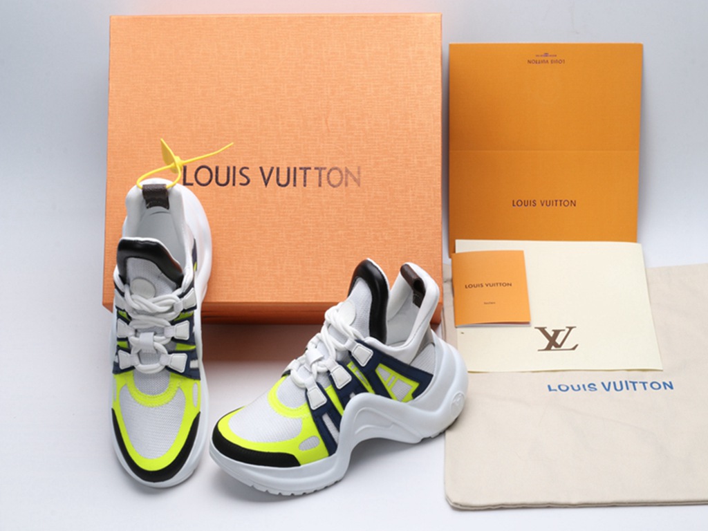 L*V Archlight Sneaker Yellow Black