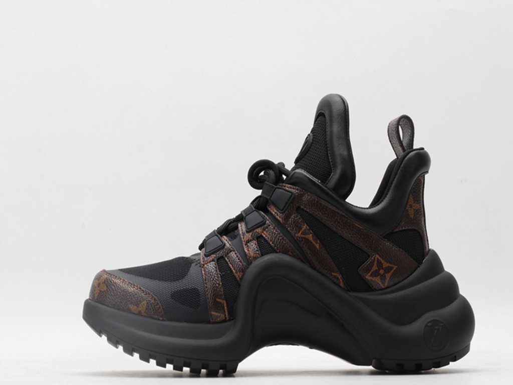 L*V Archlight Sneaker Fabric Black With L*V