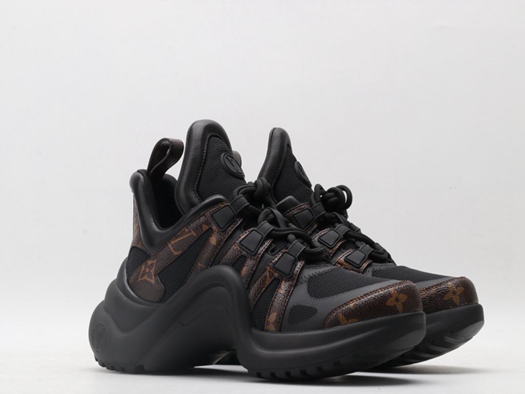 L*V Archlight Sneaker Fabric Black With L*V