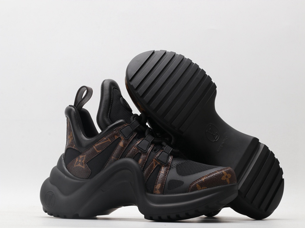 L*V Archlight Sneaker Fabric Black With L*V