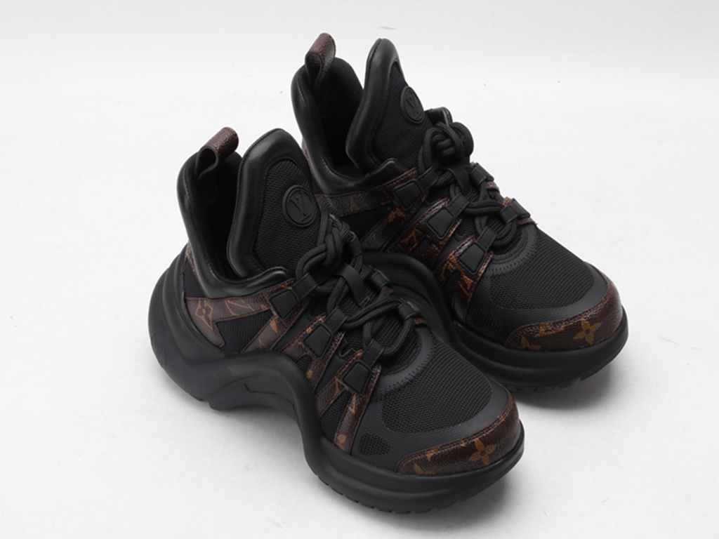 L*V Archlight Sneaker Fabric Black With L*V