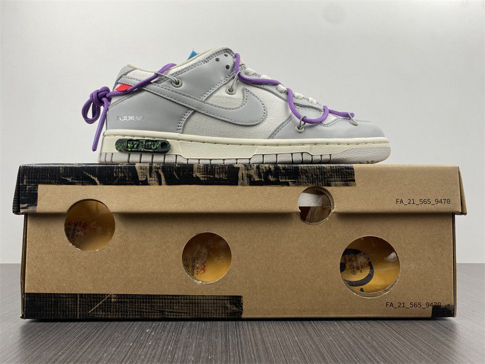 Off-White x Dunk Low Lot 47 of 50 1602-125