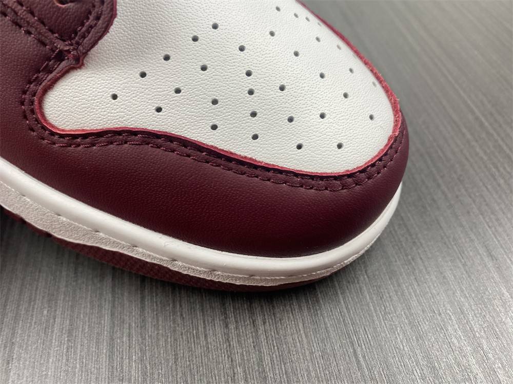 2021 New Nike Dunk Low Bordeaux White/Bordeaux DD1503-108
