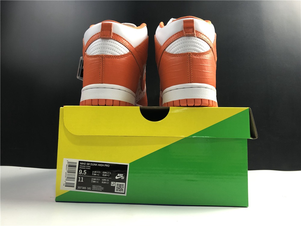 Nike SB Dunk High PRO orange 307385-181
