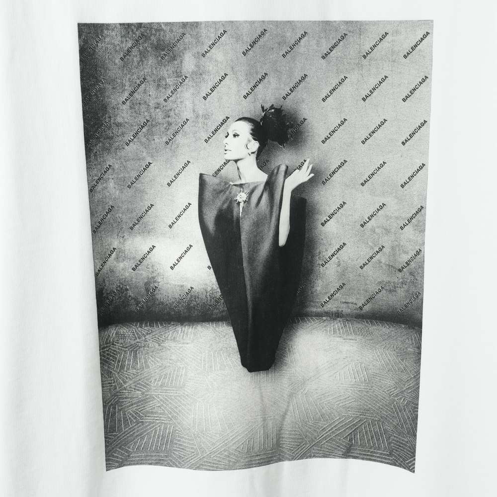 Ba1en*iaga 1961s retro vintage high-definition portrait print short sleeve