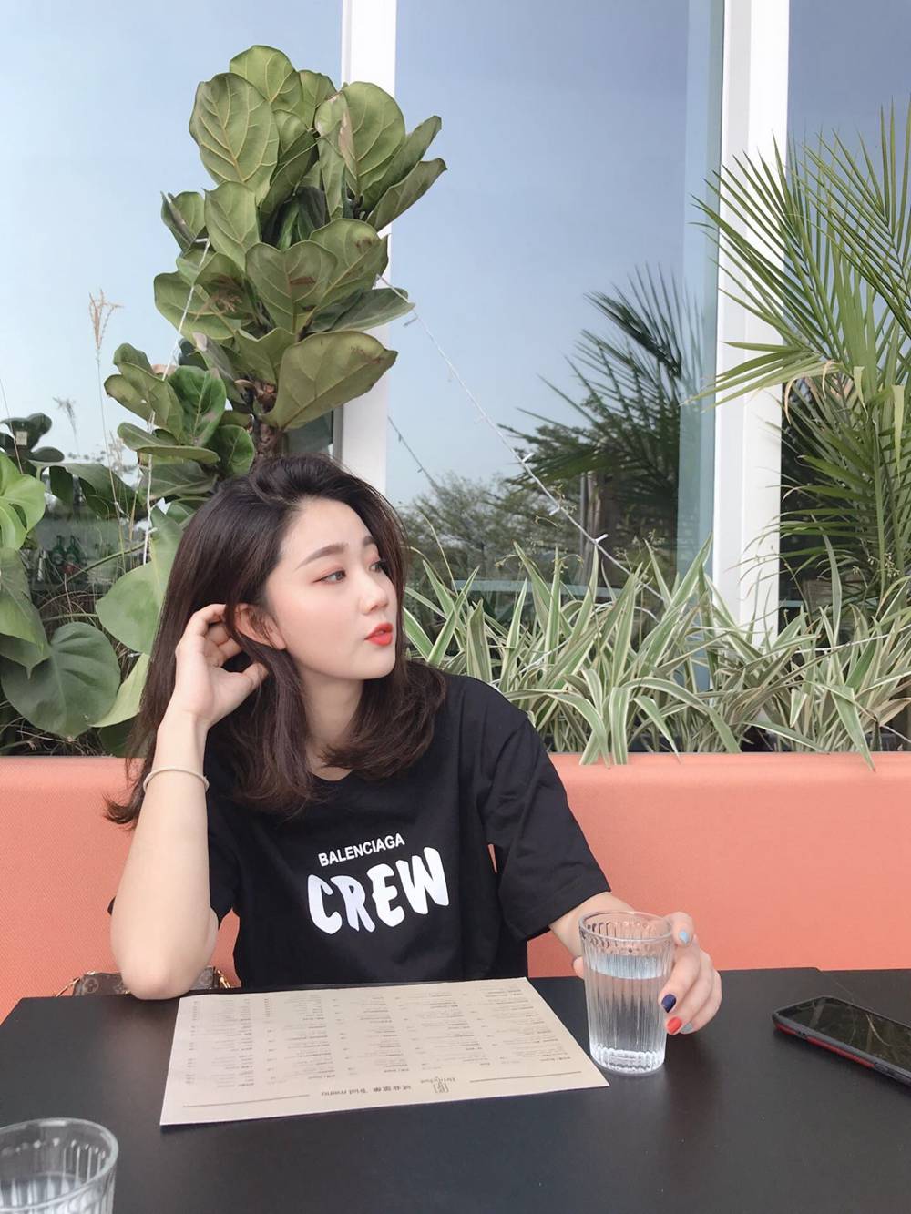 Ba1en*iaga BLCG 21FW crew limited short-sleeved shirt