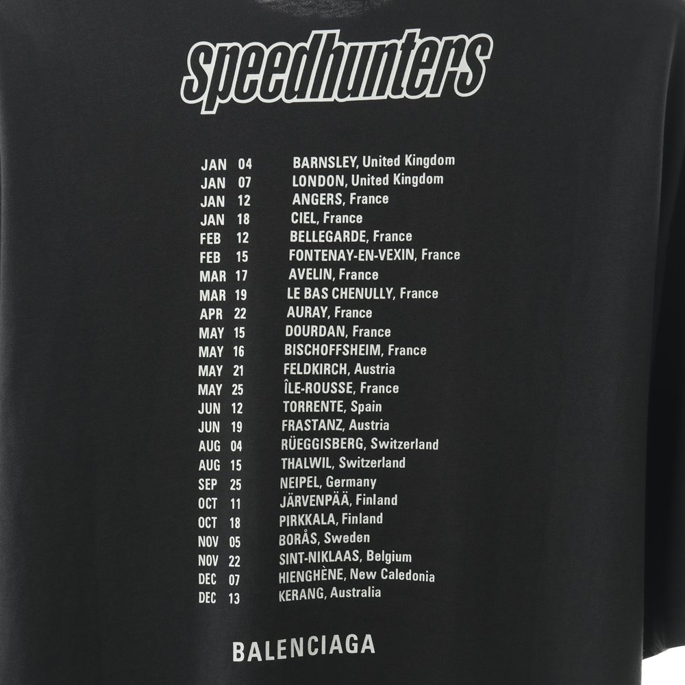 Ba1en*iaga BLCG 20ss rock band print short sleeve