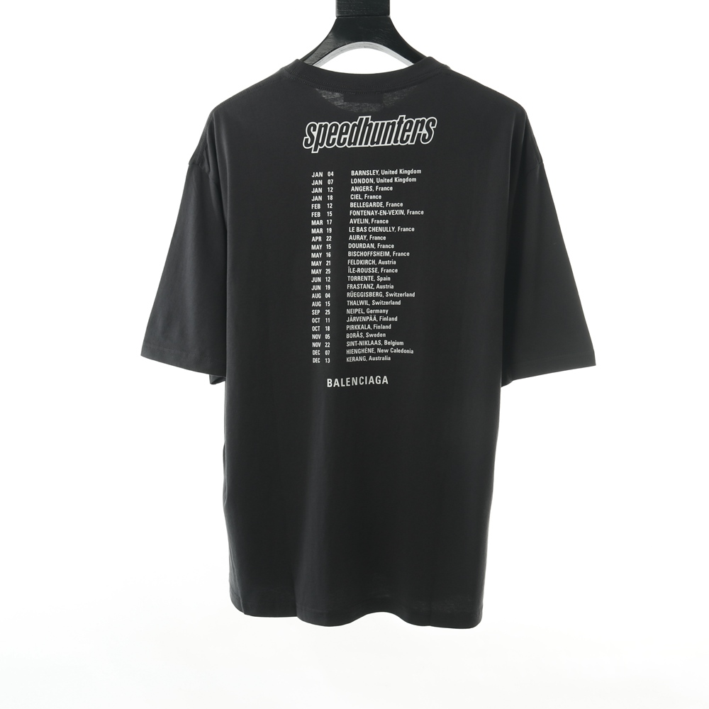 Ba1en*iaga BLCG 20ss rock band print short sleeve