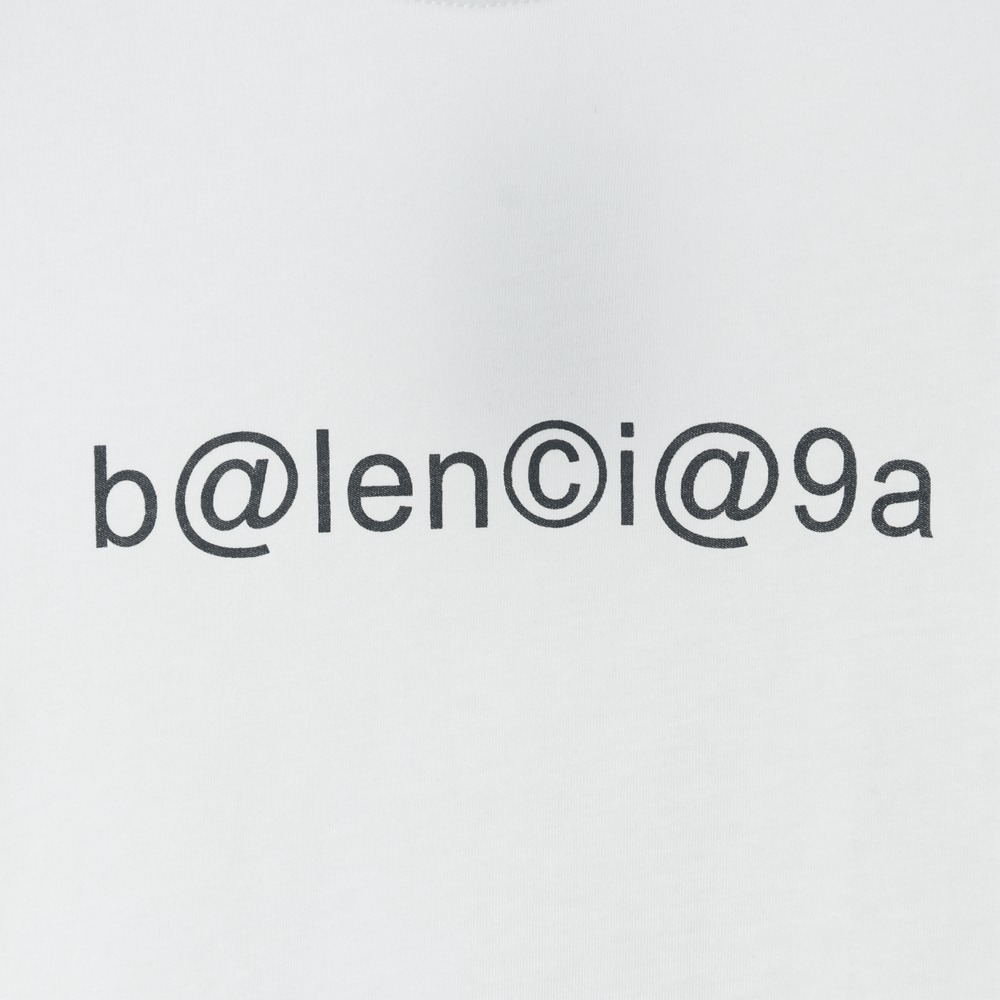 Ba1en*iaga BLCG 20ss short sleeve T-shirt with letters on chest