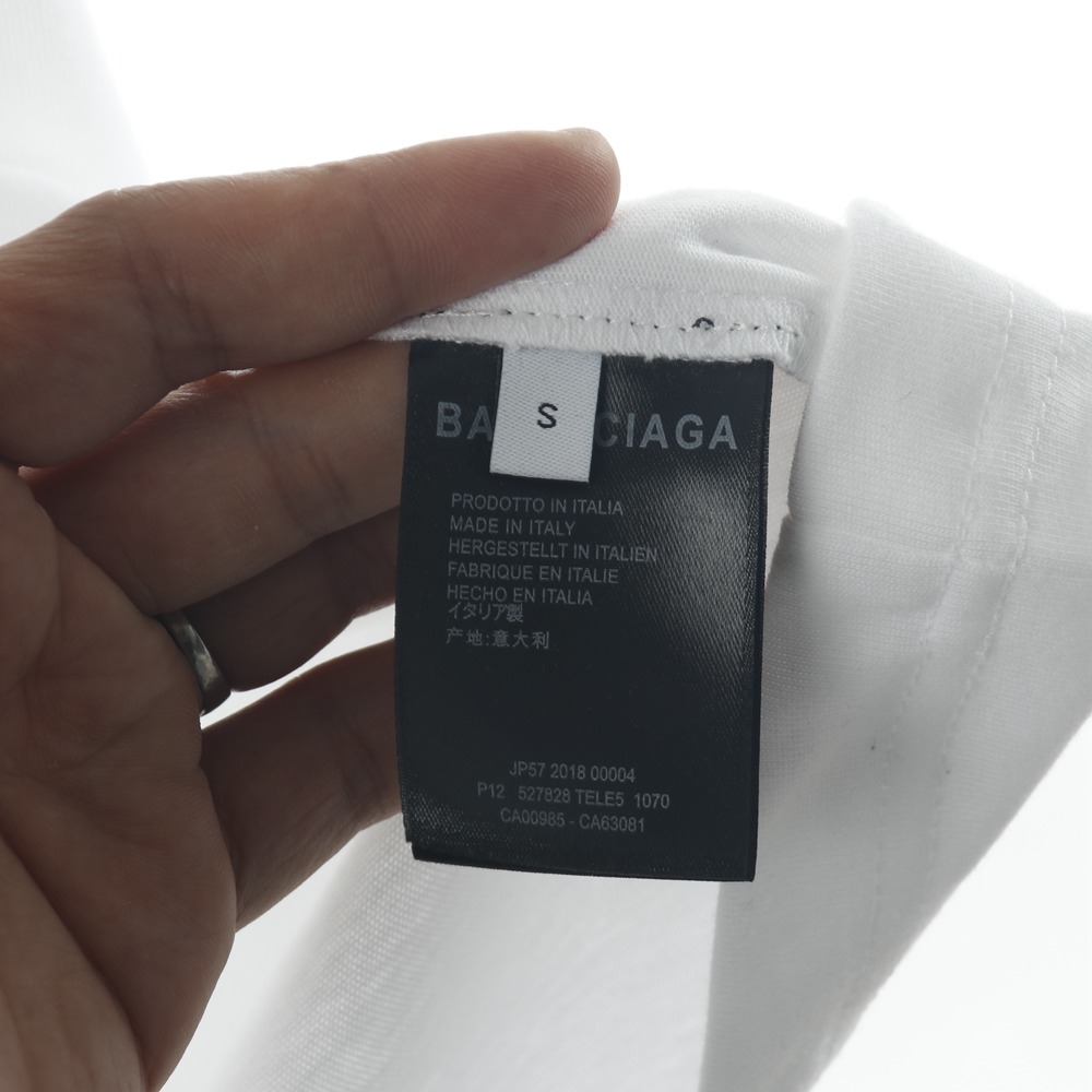 Ba1en*iaga BLCG 20ss short sleeve T-shirt with letters on chest