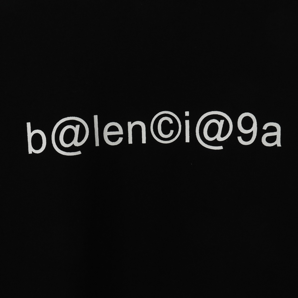 Ba1en*iaga BLCG 20ss short sleeve T-shirt with letters on chest