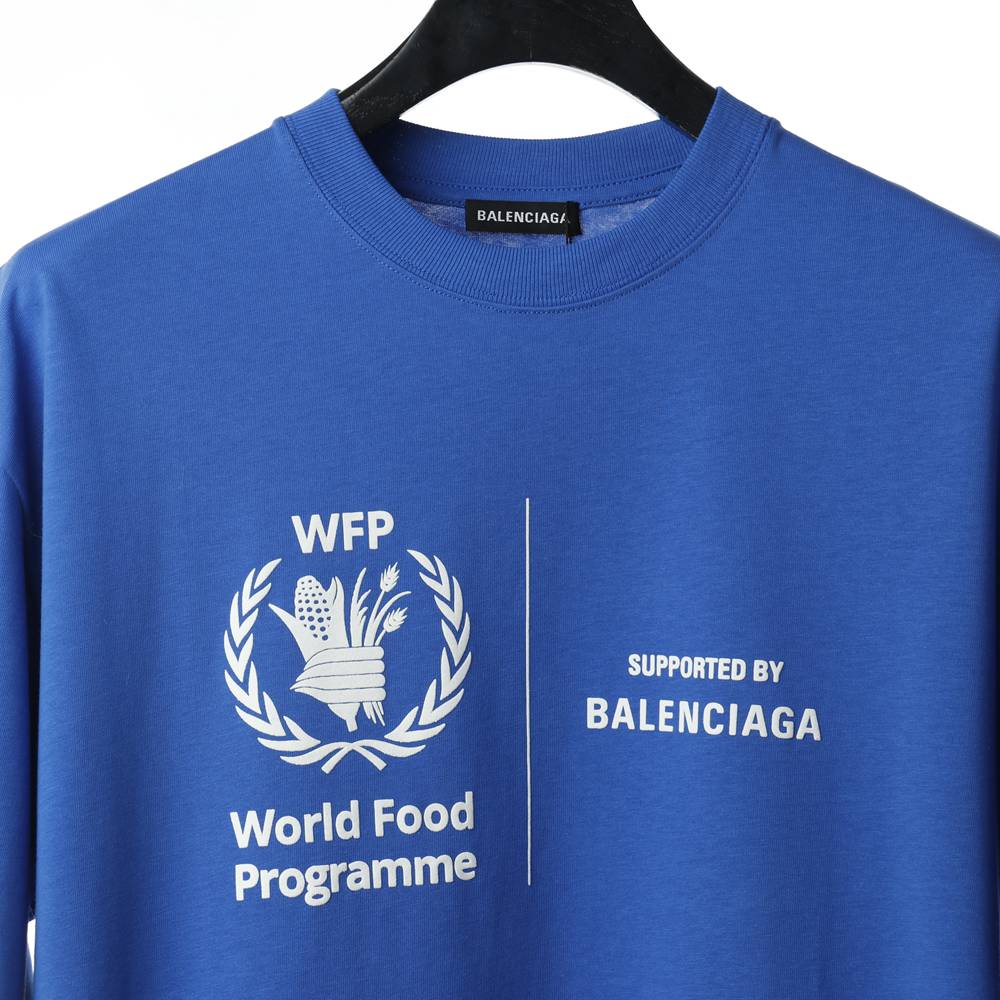 Ba1en*iaga BLCG 20ss short sleeve T-shirt with letters on chest