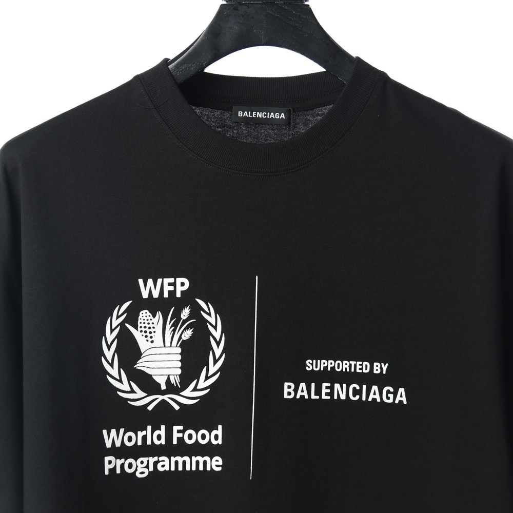 Ba1en*iaga BLCG 20ss short sleeve T-shirt with letters on chest