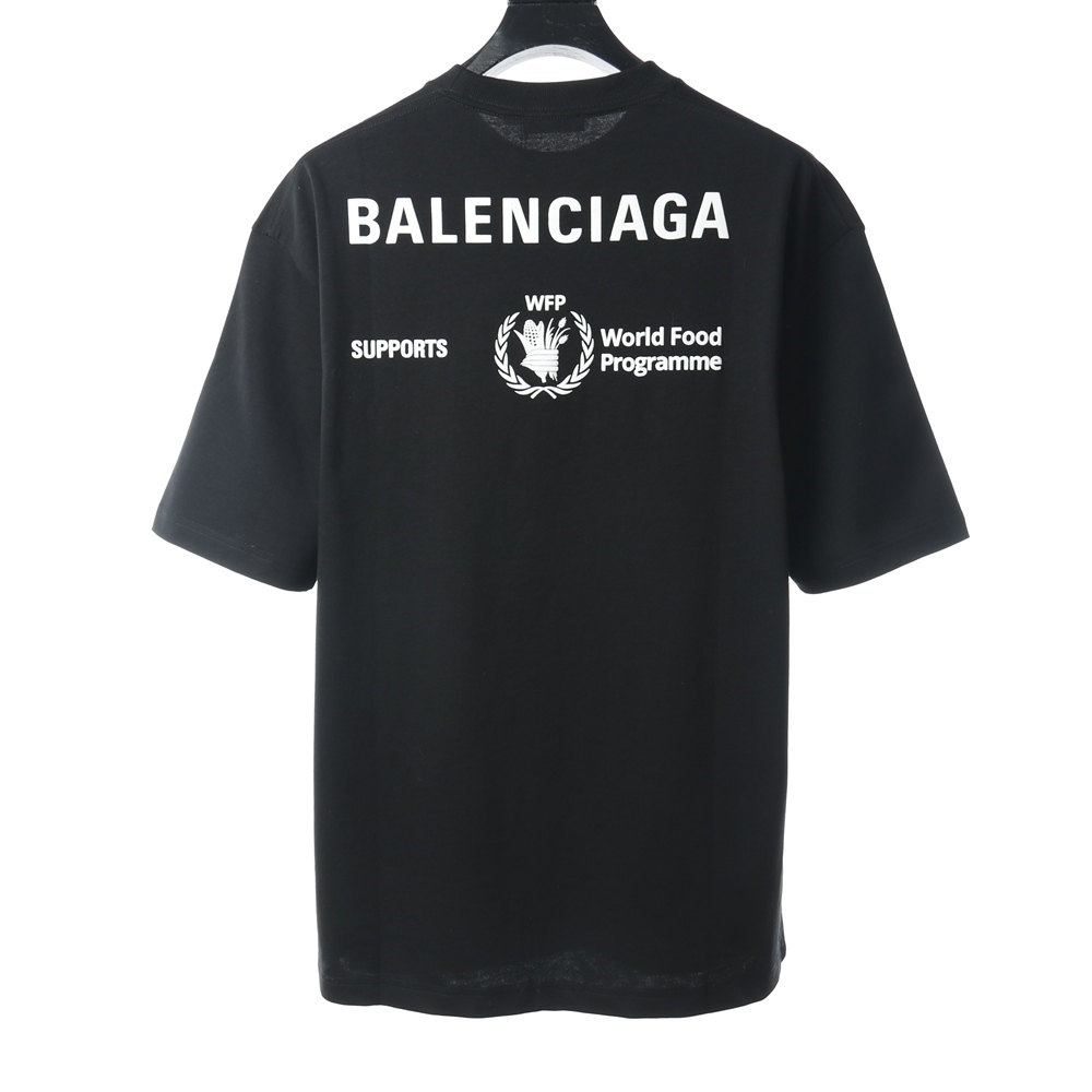 Ba1en*iaga BLCG 20ss short sleeve T-shirt with letters on chest