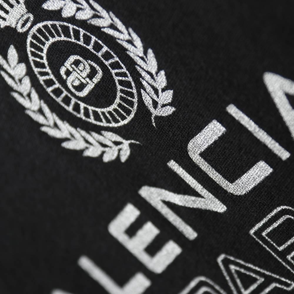 Ba1en*iaga BLCG lock crown wheat ear short os version tee shirt