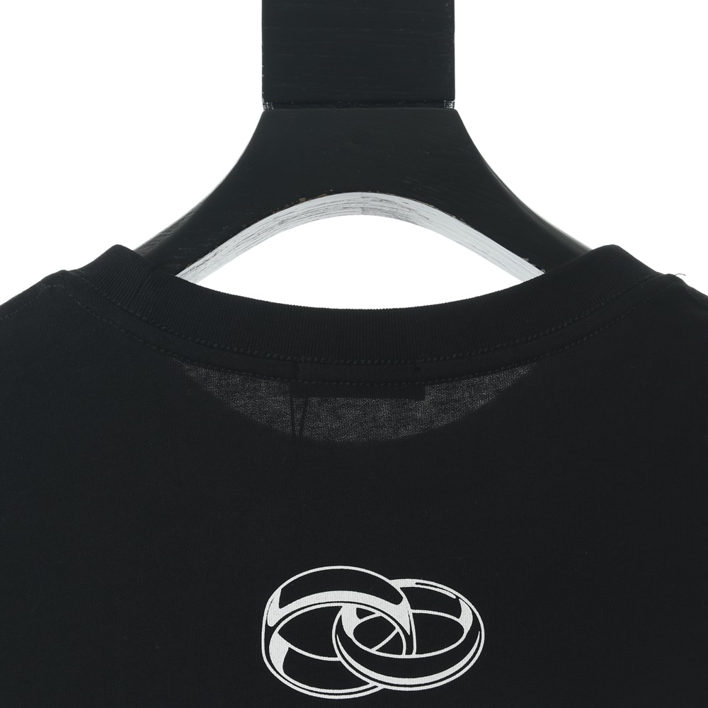 Ba1en*iaga BLCG Love ring round neck short sleeve T-shirt