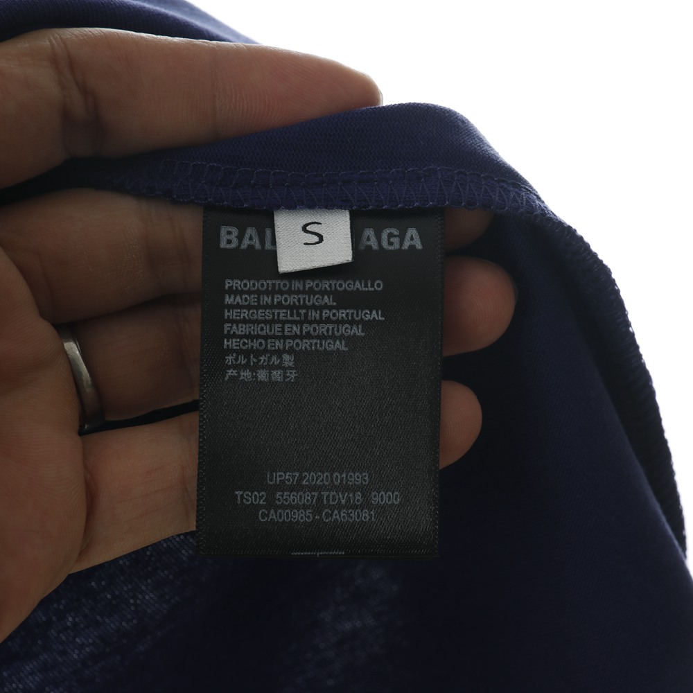 Ba1en*iaga BLCG 20FW Letter R logo printed short sleeve