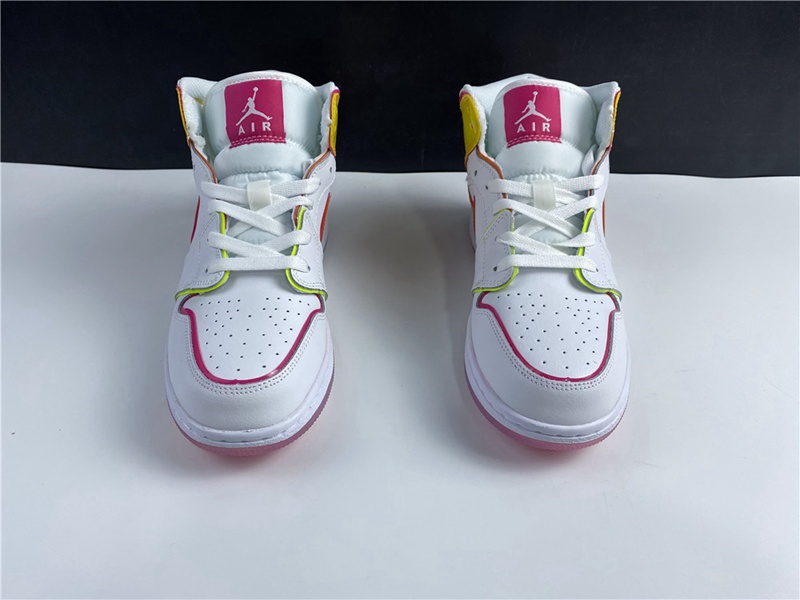 Air Jordan 1 Mid SE GS Edge Glow(CV4611-100)