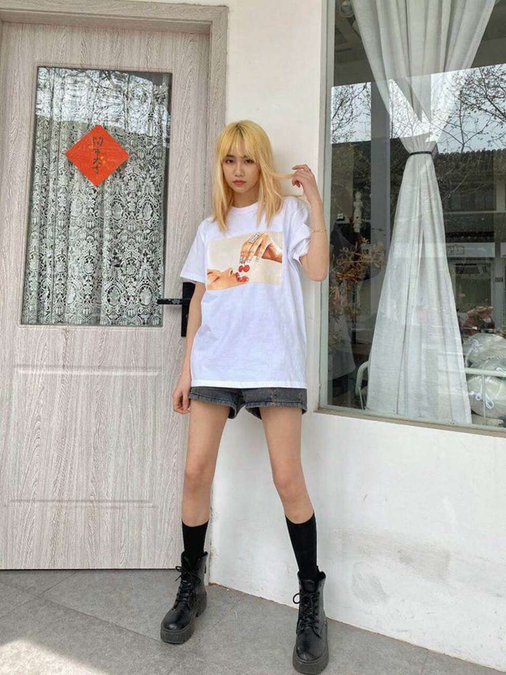 Svp*me 20ss Cherry short sleeve