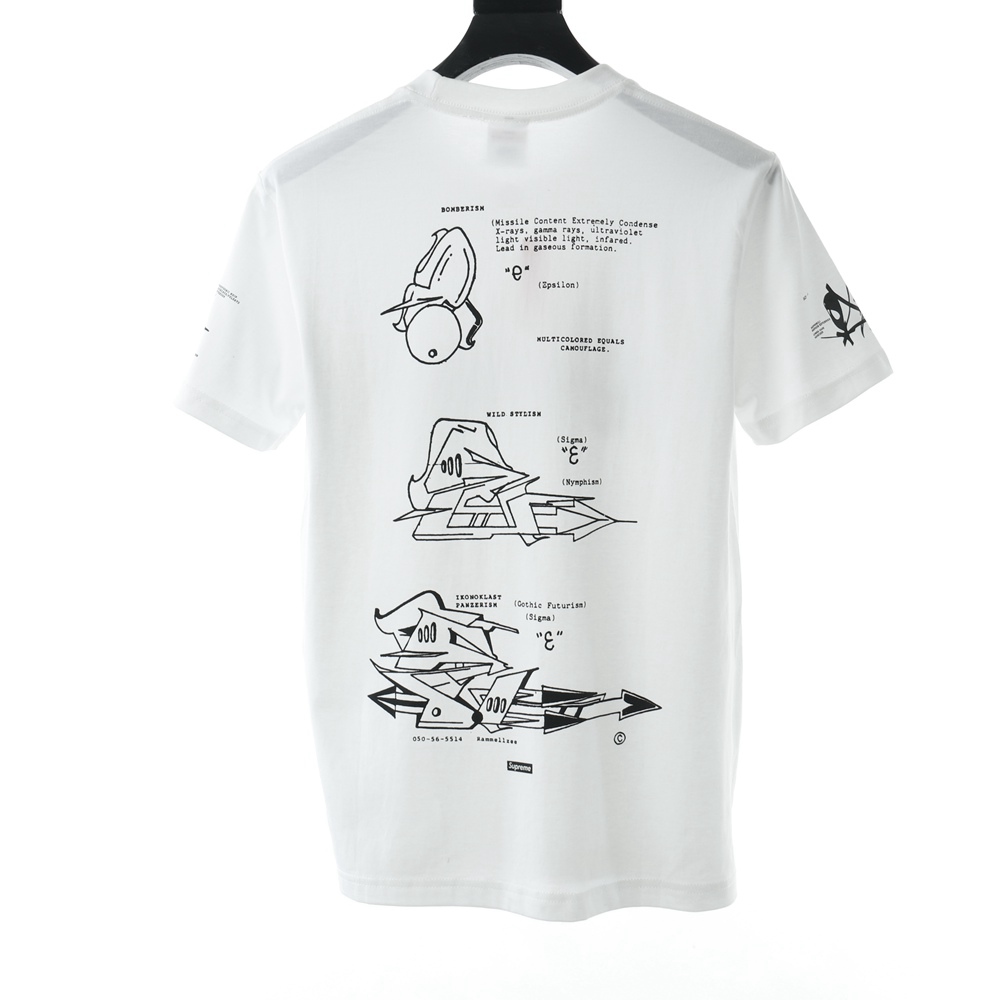 Svp*me 20SS Rammellzee Tag Tee