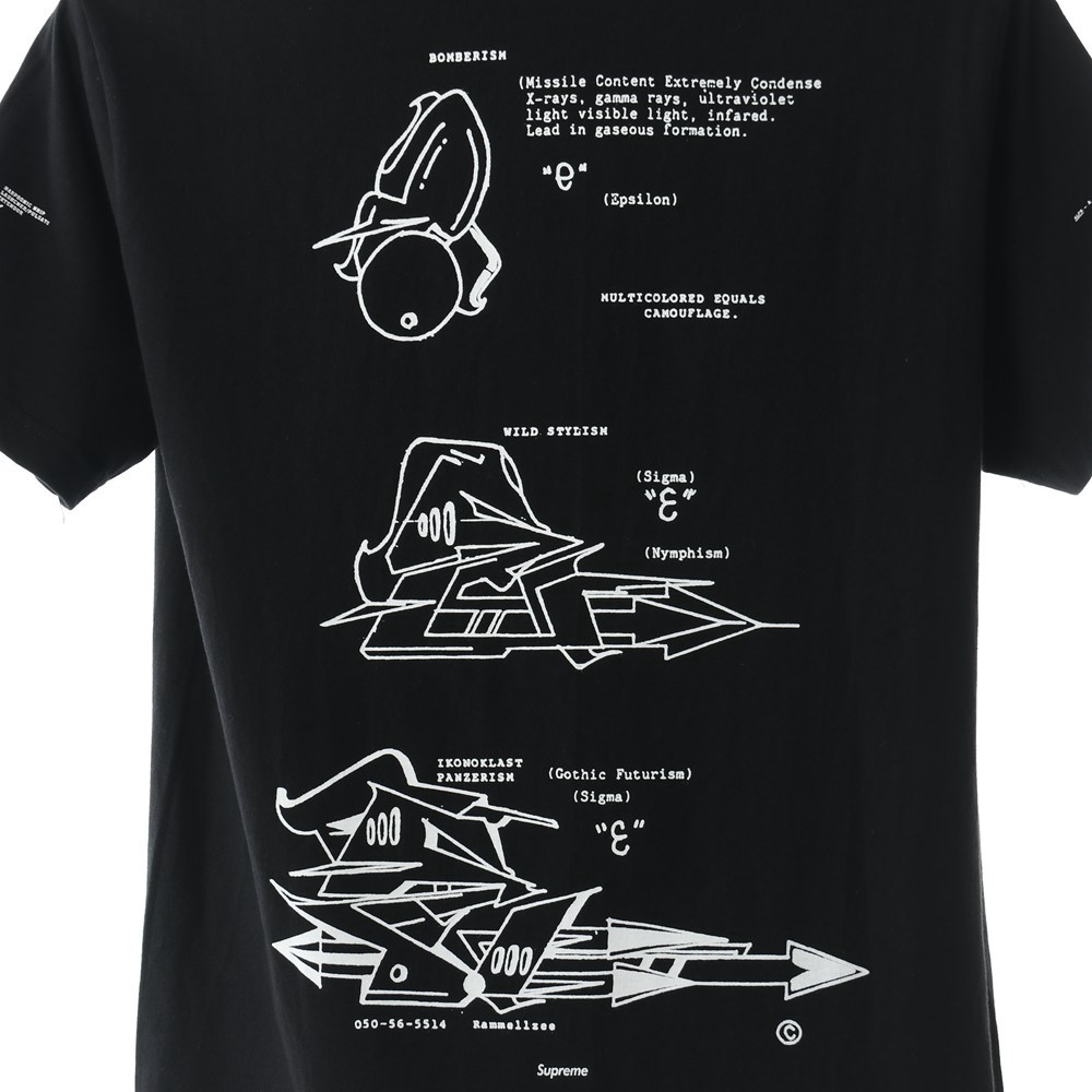 Svp*me 20SS Rammellzee Tag Tee