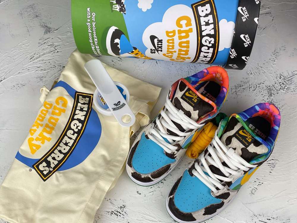 Ben & Jerry's x Dunk Low SB 'Chunky Dunky'(CU3244-100)